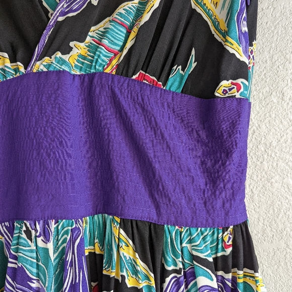 Trashy Diva Tropical Flowers Sandy Dress Size 2 - Picture 5 of 7